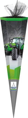 Produktbild von Schultüte / Zuckertüte / 85cm / eckig / "Deutz Traktor"