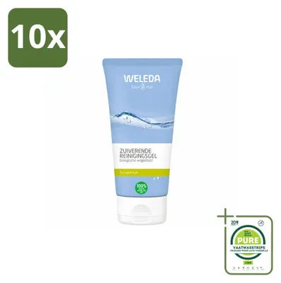 Obrázek produktu pro 10 kusů čisticího gelu Weleda pro problematickou pleť, objem 100 ml - velkopackové balení