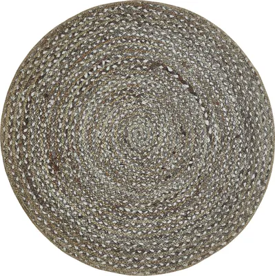 Produktbild von Teppich Pinto natur-weiß, 100 cm Ø rund