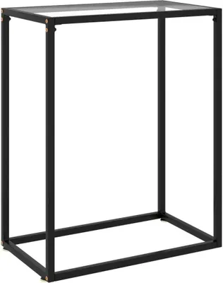 Obrázek produktu pro Konzolový stolek transparentní 60 x 35 x 75 cm tvrzené sklo