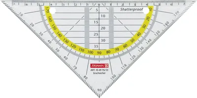 Immagine prodotto di 10X BRUNNEN 104975201 Geometrie-Dreieck 16cm bruchsicher