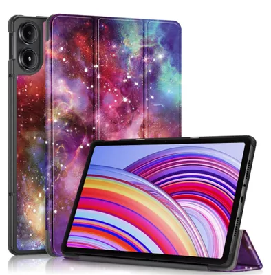 Produktbild von Techsuit FoldPro Tablet-Hülle für Xiaomi Redmi Pad Pro / Poco Pad - Galaxie