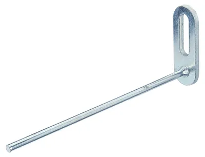 Abdichtungsplatte, gerade, verzinkter Stahl, Ø 4 mm, 25 Stück
