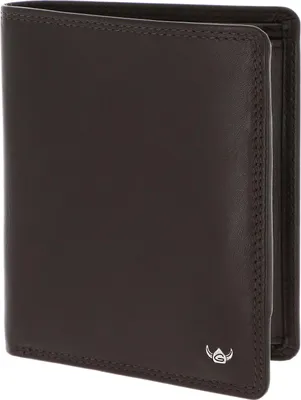 Produktbild von Golden Head Leder Geldbörse Polo RFID Protect Kombischeintasche 1249 Dunkelbraun