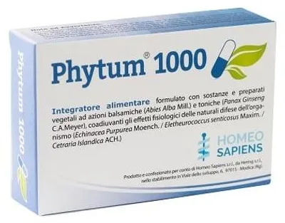 Immagine prodotto di Phytum 1000 30 Capsule 500 Mg