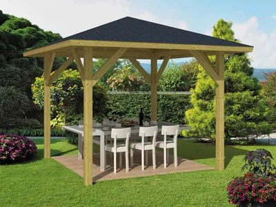 Produktbild von Pavillon Gartenlaube Tourist Kiefer imprägniert
