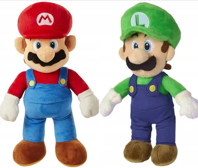 Zdjęcie produktu dla Zestaw Mario + Luigi Bajka Pluszak Miś Przytulanka 23Cm - 2 Sztuki