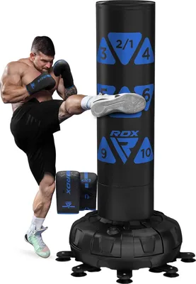 Produktbild von Boxsack RDX Freistehender Boxsack mit Handschuhen, 6ft Kickboxen, MMA Fitness