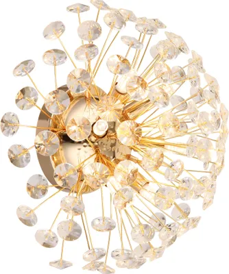 Produktbild von Globo Lighting|Wandleuchte Metall goldfarben, 6x G9 LED