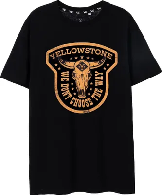 Produktbild von Yellowstone - "We Don´t Choose The Way" T-Shirt für Herren  kurzärmlig NS7418 (S) (Schwarz)