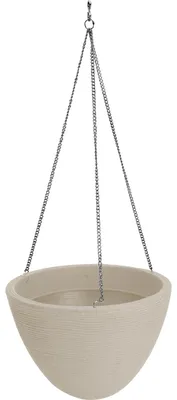 Produktbild von Progarden Pflanztopf - hangend - Kunststoff - beige - D33 x H25 cm - Blumentopf an einer Kette