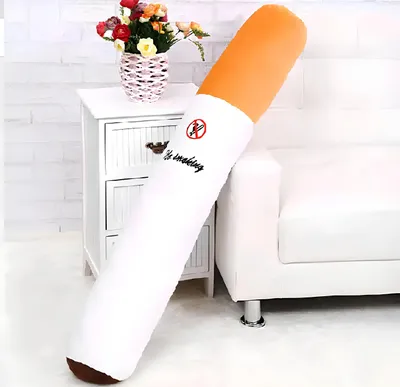 Obrázek produktu pro Polštář ve tvaru cigarety RESTEQ, 50 cm. Originální dárek