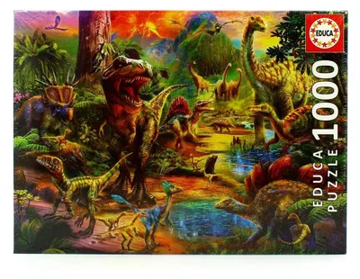 Produktbild von Puzzle Dinosaurier Legespiel - 1000 Teile - Ab 12 Jahren