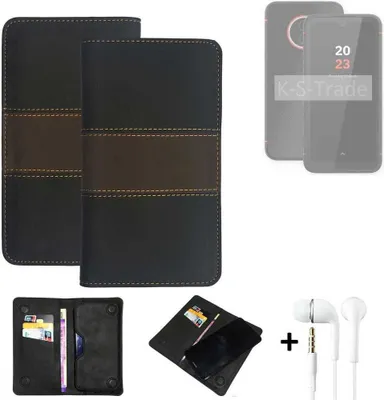 Produktbild von K-S-Trade Handyhülle + Kopfhörer kompatibel mit Volla Phone X23 Schutzhülle Walletcase Bookstyle Tasche Schutz Case Hülle Wallet Cover Kunstleder