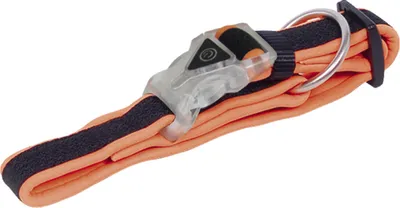Produktbild von Nobby 80622-04, Hund, Standardkragen, Schwarz, Orange, Nylon, M-L, 25 mm