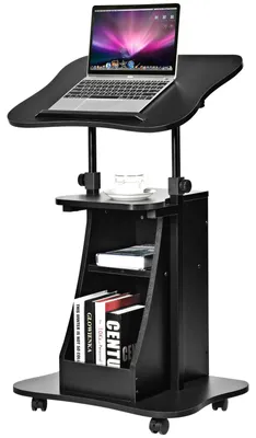 Image de Bureau réglable en hauteur avec étagère