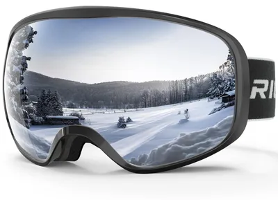 Image de Lunettes de ski pour porteurs de lunettes, avec double écran et protection UV