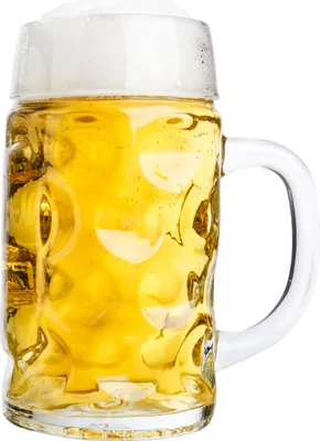 Produktbild von Maßkrug 0,5L geeicht Halber Liter Bierkrug mit Henkel Bierglas perfekt geeignet für Gastronomie