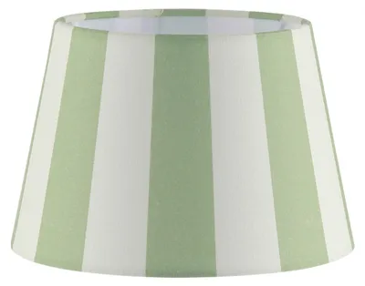 Produktbild von Home Sweet Home CLASSIC Stoff Lampenschirm weiß/grün - 20 x 15 x 13 cm