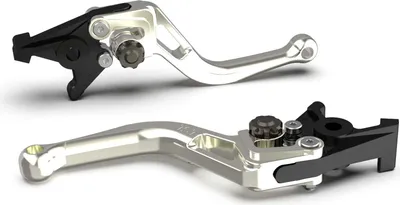 Produktbild von Bremshebel LSL BOW R19R mit ABE kurz für Yamaha YZF-R1 1000 ccm Bj. 2009 - 2014, Farbe Hebel:silber, Farbe Versteller:anthrazit
