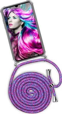 Produktbild von TWIST-Case + TWIST-Cord für Xiaomi Mi Note 10 / 10 Pro, Farbe:Crazy Unicorn (Silber)
