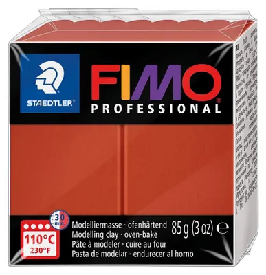 Image de STAEDTLER® 8004-74 Pâte à modeler Fimo prof 85 g, couleur terre cuite
