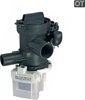 Produktbild von Bosch Siemens Ablaufpumpe, Laugenpumpe, Magnettechnikpumpe mit Pumpenstutzen, Filter für Waschmaschine - 00145212, 145212