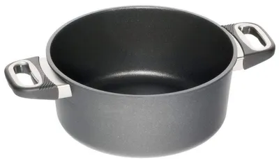Zdjęcie produktu dla Patelnia do duszenia aluminiowa - Powłoka nieprzywierająca - 24 cm - 3 litry