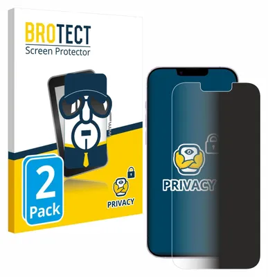 A product image showing the packaging of a screen protector and a representation of the screen protector on a phone.