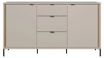 Produktbild von Furniture24 Sideboard 159 Cm Seravel Svlk231-Q112 Kommode 2 Türen 3 Schubladen - Beige