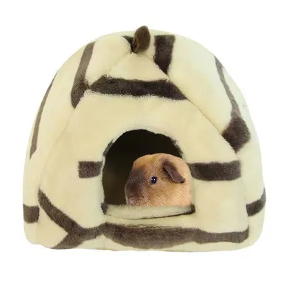 Produktbild von Meerschweinchen-Bett Meerschweinchen Haus Kleintier-Winterhaus Warmes Haustierbett für Meerschweinchen