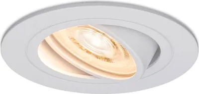 Produktbild von hoftronic LED Einbaustrahler 6W 570lm 2700K Dimmbar Schwenkbar Weiß