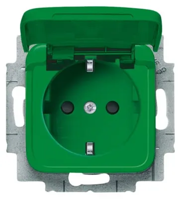 Immagine prodotto di Busch-Jaeger 20 EUKB-13-212-101 | Inserto per presa SCHUKO® con coperchio ribaltabile