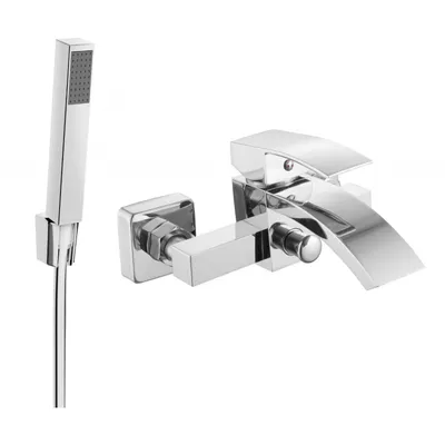Zdjęcie produktu dla Mexen Libra R77 bateria wannowa z zestawem prysznicowym, chrom - 74513R77-00