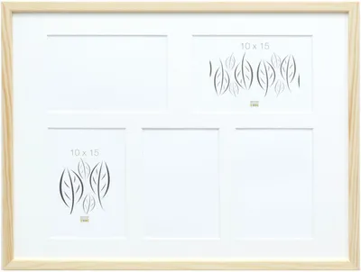 Produktbild von Deknudt Holz-Galerierahmen S41JH1 natur 5 Bilder 10x15 cm