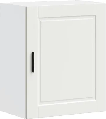 Image de vidaXL Armoire suspendue de cuisine Porto Blanc Bois composite