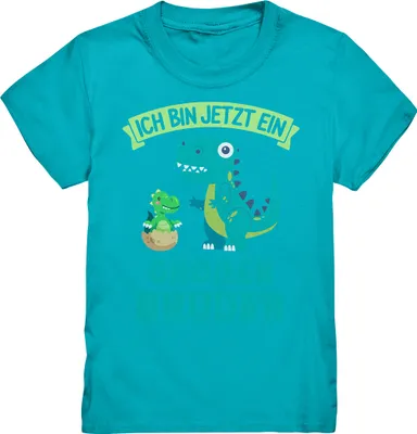 Produktbild von Dinos Großer Bruder Dinosaurier T-Shirt – Swimming Pool / 122/128 (7-8)