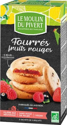 Produktbild von Cookies Fourrés - Rote Früchte 175g