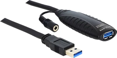 Image de DELOCK USB3.0 Verl. A -> A St/Bu 10.00m aktiv