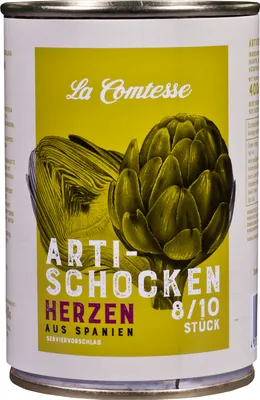 Immagine prodotto di Cuori di carciofo, da 8 a 10 cuori per barattolo, 400 g