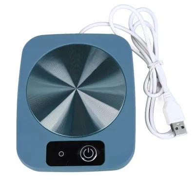 Image de Smart Coffee Warmer - Chauffe-tasses à température constante alimenté par USB pour le bureau, les voyages et la maison - Bleu