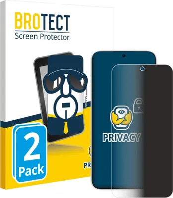 Produktbild von 2x BROTECT Sichtschutzfolie für Honor 500 Anti-Spy Privacy Sichtschutz Blickschutz Folie Blaulicht-Schutz