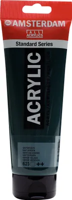 Produktbild von Amsterdam Standard Series Acrylfarbe Tube 250 ml - Saftgrün 623