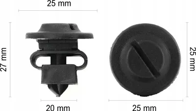 Produktbild von x Stiftkappe Radlauf gebogen Audi A4 B6 B7 A6 C6