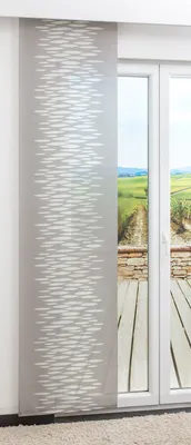 Produktbild von Schiebegardine von Lysel - Ministeps transparent in den Maßen 245 cm x 60 cm