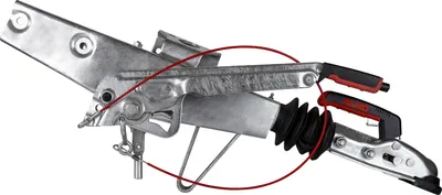 Produktbild von AL-KO Auflaufeinrichtung 90S/3 mit AK161, Vierkantdeichsel 60 mm, zGG 700-1000 kg, Stützlast 75 kg, verzinkt, für gebremste PKW-Anhänger