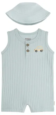 Productafbeelding van HUGGIES Romper en muts set, babyjongen, groen