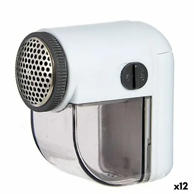 Obrázek produktu pro Odstraňovač žmolků elektrický průhledný bílý (8 x 8 x 4 cm)