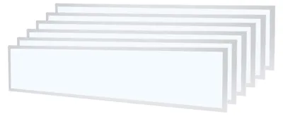 Produktbild von Ledvion 6er Set LED Panel 120x30cm 36W 6500K UGR <22 Rechteckig