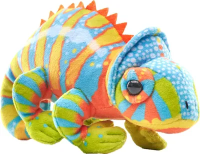Produktbild von Wild Republic Pocketkins Eco Chamäleon, Plüschtier, 12 cm, Plüschspielzeug, Hergestellt aus recycelten Materialien, Umweltfreundlich